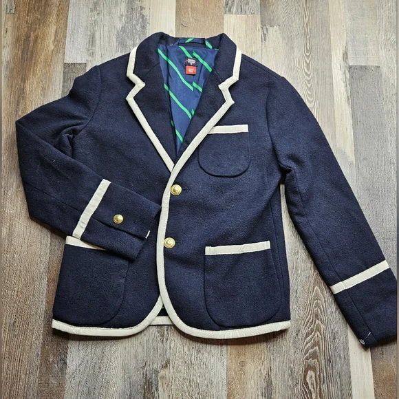 Rowing Blazers X Target Youth Size 8 Navy Blue With White Trim - Picture 2 of 9